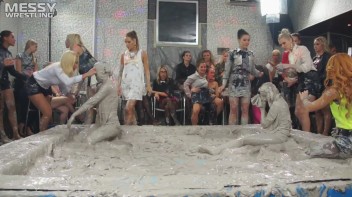 Messy Wrestling:  Mad Mud Bitches Rock The Ring Like Animals In Heat! Screencap 19 on www.sinx.com