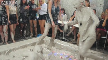 Messy Wrestling:  Mad Mud Bitches Rock The Ring Like Animals In Heat! Screencap 31 on www.sinx.com