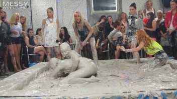 Messy Wrestling:  Mad Mud Bitches Rock The Ring Like Animals In Heat! Screencap 33 on www.sinx.com