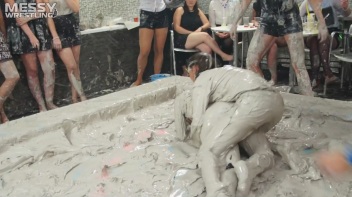 Messy Wrestling:  Mad Mud Bitches Rock The Ring Like Animals In Heat! Screencap 47 on www.sinx.com