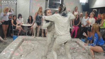 Messy Wrestling:  Mad Mud Bitches Rock The Ring Like Animals In Heat! Screencap 48 on www.sinx.com