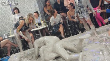 Messy Wrestling:  Mad Mud Bitches Rock The Ring Like Animals In Heat! Screencap 51 on www.sinx.com