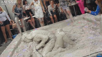 Messy Wrestling:  Mad Mud Bitches Rock The Ring Like Animals In Heat! Screencap 67 on www.sinx.com