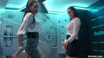 Soaking wet chicks spanking each others asses Screencap 65 on www.sinx.com