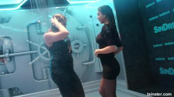 Soaking wet chicks spanking each others asses Screencap 7 on www.sinx.com