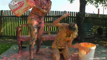Messy Mamacitas, Girlfriends Paint Themselves Pretty Screencap 48 on www.sinx.com