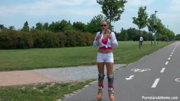 Post Rollerblading Wet-Down Screencap 7 on www.sinx.com
