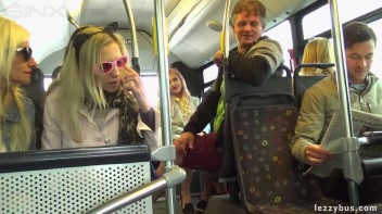 Latex Wearing Lesbian Sluts Get Crazy On The Bus Screencap 28 on www.sinx.com