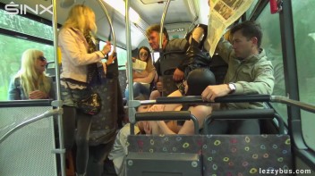 Latex Wearing Lesbian Sluts Get Crazy On The Bus Screencap 52 on www.sinx.com
