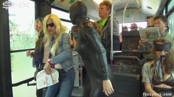 Latex Wearing Lesbian Sluts Get Crazy On The Bus Screencap 62 on www.sinx.com