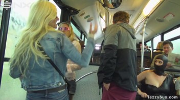 Latex Wearing Lesbian Sluts Get Crazy On The Bus Screencap 63 on www.sinx.com