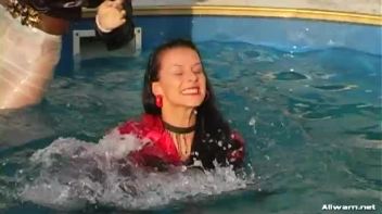 Pushed Into Wetlook Pool Play Screencap 11 on www.sinx.com