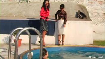 Pushed Into Wetlook Pool Play Screencap 3 on www.sinx.com