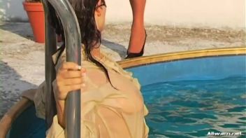 Pushed Into Wetlook Pool Play Screencap 4 on www.sinx.com