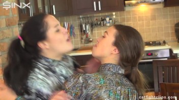 Ripping and Roaring Catfight Screencap 28 on www.sinx.com