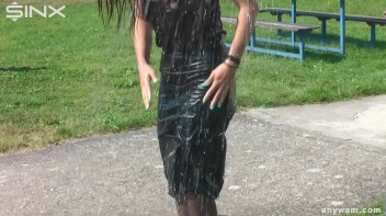 Gorgeous Girls Get Wet And Messy In The Park Screencap 114 on www.sinx.com