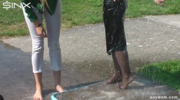 Gorgeous Girls Get Wet And Messy In The Park Screencap 116 on www.sinx.com