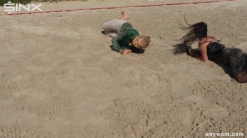 Gorgeous Girls Get Wet And Messy In The Park Screencap 44 on www.sinx.com