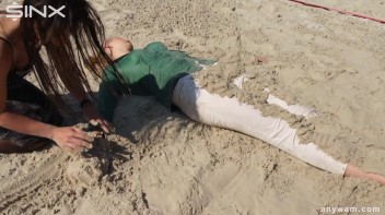Gorgeous Girls Get Wet And Messy In The Park Screencap 72 on www.sinx.com