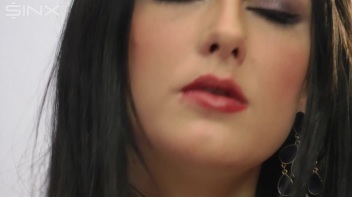 Dark Haired Teen Smokes In Red Lipstick Screencap 40 on www.sinx.com