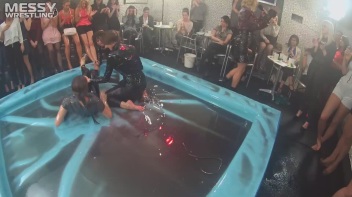 Messy Wrestling: Lost Footage Found! 2 In-Your-Face Oil Matches 4 The Price Of 1! Action Cam Footage! Screencap 86 on www.sinx.com