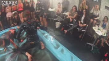 Messy Wrestling: Lost Footage Found! 2 In-Your-Face Oil Matches 4 The Price Of 1! Action Cam Footage! Screencap 88 on www.sinx.com