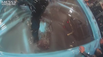 Messy Wrestling: Lost Footage Found! 2 In-Your-Face Oil Matches 4 The Price Of 1! Action Cam Footage! Screencap 92 on www.sinx.com