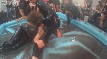 Messy Wrestling: Lost Footage Found! 2 In-Your-Face Oil Matches 4 The Price Of 1! Action Cam Footage! Screencap 94 on www.sinx.com