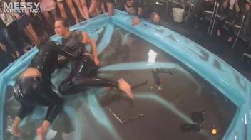 Messy Wrestling: Lost Footage Found! 2 In-Your-Face Oil Matches 4 The Price Of 1! Action Cam Footage! Screencap 99 on www.sinx.com