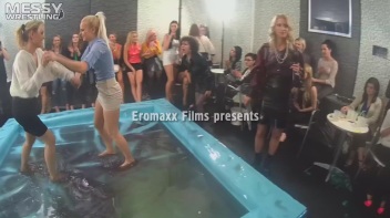 Messy Wrestling: Lost Footage Found! 2 In-Your-Face Oil Matches 4 The Price Of 1! Action Cam Footage! Screencap 1 on www.sinx.com