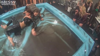 Messy Wrestling: Lost Footage Found! 2 In-Your-Face Oil Matches 4 The Price Of 1! Action Cam Footage! Screencap 103 on www.sinx.com