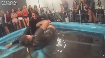 Messy Wrestling: Lost Footage Found! 2 In-Your-Face Oil Matches 4 The Price Of 1! Action Cam Footage! Screencap 104 on www.sinx.com