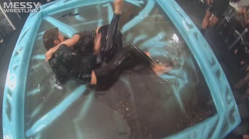 Messy Wrestling: Lost Footage Found! 2 In-Your-Face Oil Matches 4 The Price Of 1! Action Cam Footage! Screencap 105 on www.sinx.com