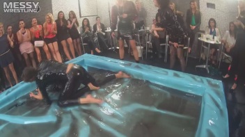 Messy Wrestling: Lost Footage Found! 2 In-Your-Face Oil Matches 4 The Price Of 1! Action Cam Footage! Screencap 108 on www.sinx.com