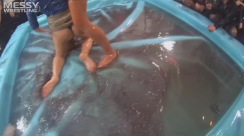 Messy Wrestling: Lost Footage Found! 2 In-Your-Face Oil Matches 4 The Price Of 1! Action Cam Footage! Screencap 11 on www.sinx.com