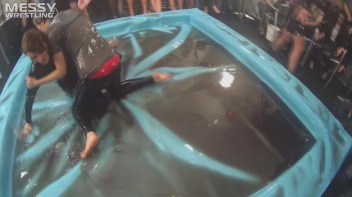 Messy Wrestling: Lost Footage Found! 2 In-Your-Face Oil Matches 4 The Price Of 1! Action Cam Footage! Screencap 110 on www.sinx.com