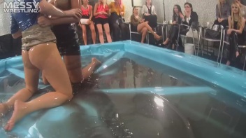 Messy Wrestling: Lost Footage Found! 2 In-Your-Face Oil Matches 4 The Price Of 1! Action Cam Footage! Screencap 12 on www.sinx.com