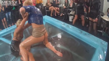 Messy Wrestling: Lost Footage Found! 2 In-Your-Face Oil Matches 4 The Price Of 1! Action Cam Footage! Screencap 19 on www.sinx.com