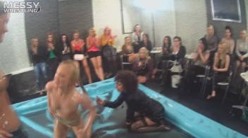 Messy Wrestling: Lost Footage Found! 2 In-Your-Face Oil Matches 4 The Price Of 1! Action Cam Footage! Screencap 31 on www.sinx.com