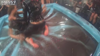 Messy Wrestling: Lost Footage Found! 2 In-Your-Face Oil Matches 4 The Price Of 1! Action Cam Footage! Screencap 82 on www.sinx.com