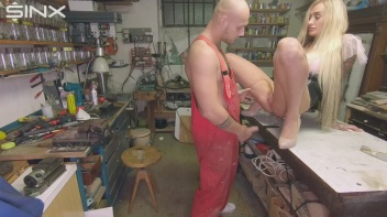 Busty Blonde Daisy Lee Takes Titty Cumshot After Workshop Sex Session Screencap 18 on www.sinx.com