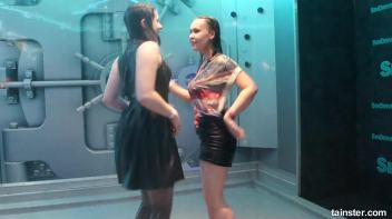 Cute chicks party underneath the club shower Screencap 14 on www.sinx.com
