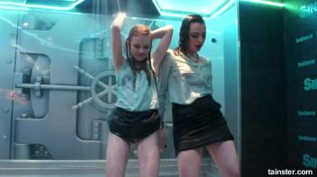 Cute chicks party underneath the club shower Screencap 19 on www.sinx.com