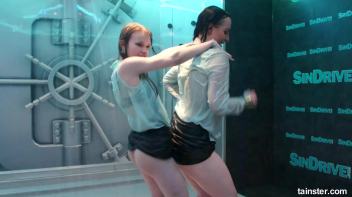 Cute chicks party underneath the club shower Screencap 27 on www.sinx.com