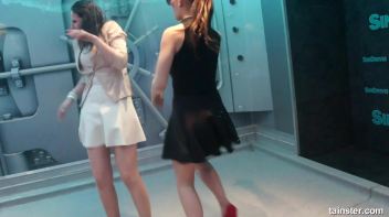 Cute chicks party underneath the club shower Screencap 29 on www.sinx.com