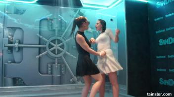 Cute chicks party underneath the club shower Screencap 41 on www.sinx.com