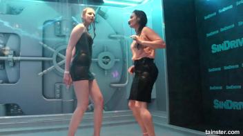 Cute chicks party underneath the club shower Screencap 66 on www.sinx.com
