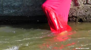 Stunning Gina Proudly Reigns As Town's Wetlook Queen Screencap 9 on www.sinx.com