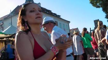 Stunning Gina Proudly Reigns As Town's Wetlook Queen Screencap 107 on www.sinx.com