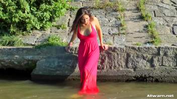 Stunning Gina Proudly Reigns As Town's Wetlook Queen Screencap 11 on www.sinx.com